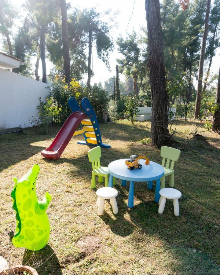 Villa Aurora In Sani With Garden And Pool 외부 사진